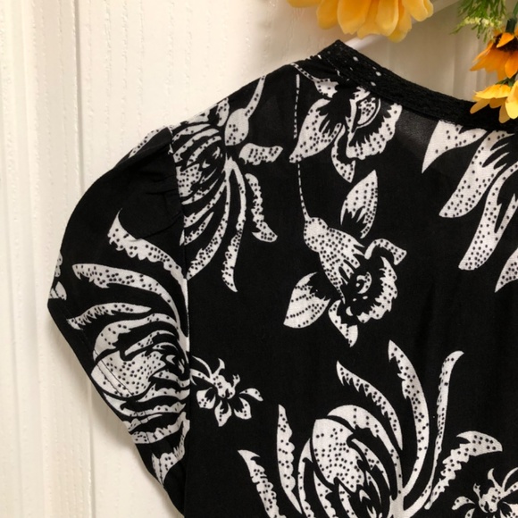 NWOT - Black & White Patterned Dress/Tunic - Picture 9 of 11